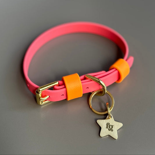 Roo Colourblock BioThane® Collar