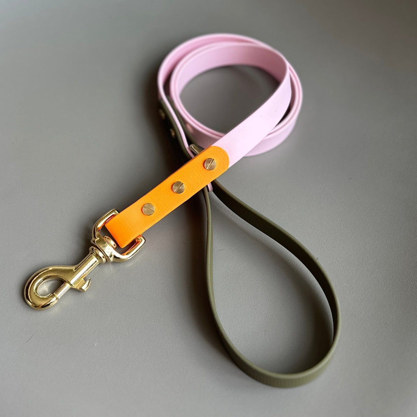 Marmalade Colourblock BioThane® Lead