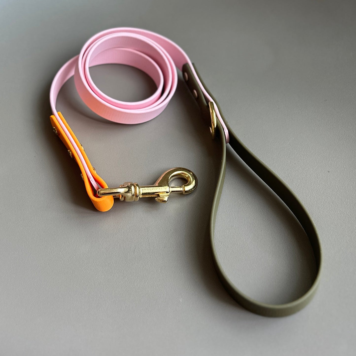 Marmalade Colourblock BioThane® Lead