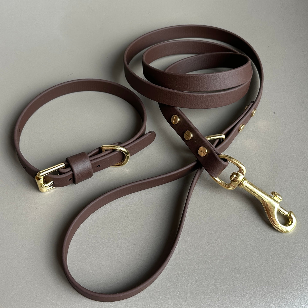 Dark Brown BioThane® Lead