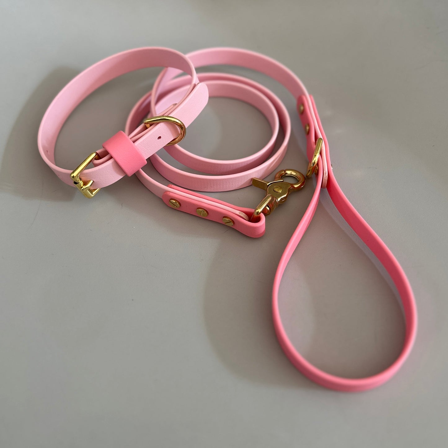 Moo's Colourblock BioThane® Lead