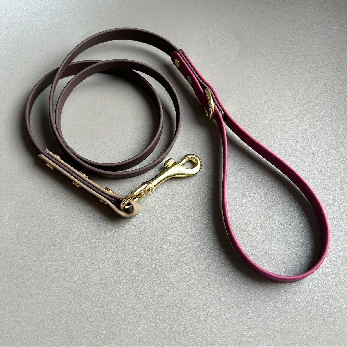 Teddybear Colourblock BioThane® Lead