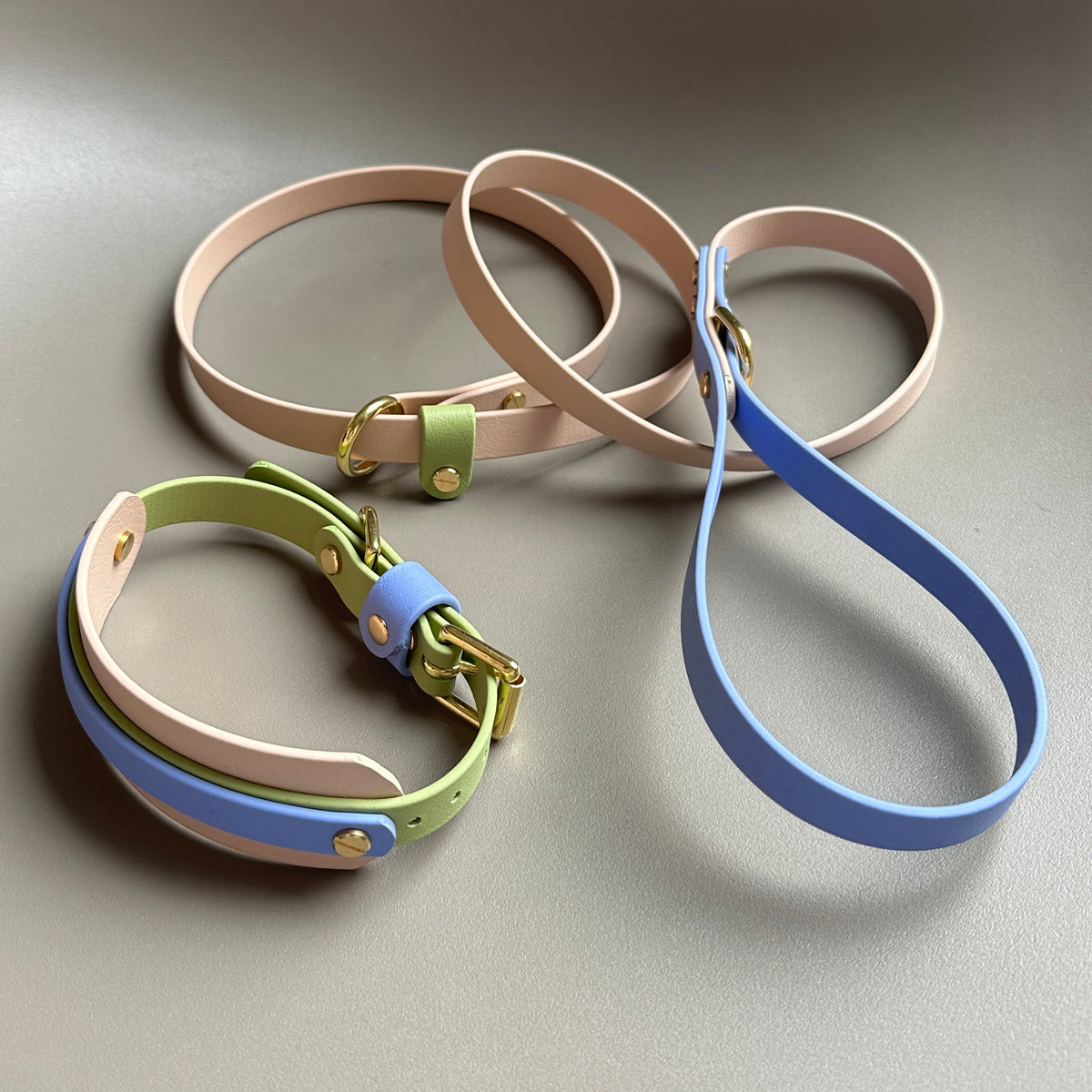 Blueberry Matcha BioThane® Hound Style Collar
