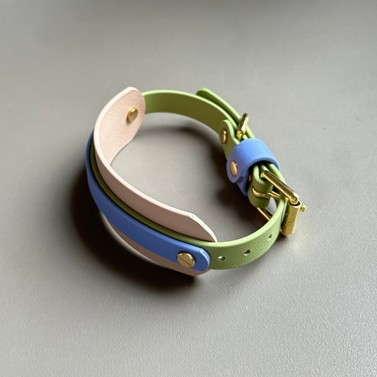 Blueberry Matcha BioThane® Hound Style Collar