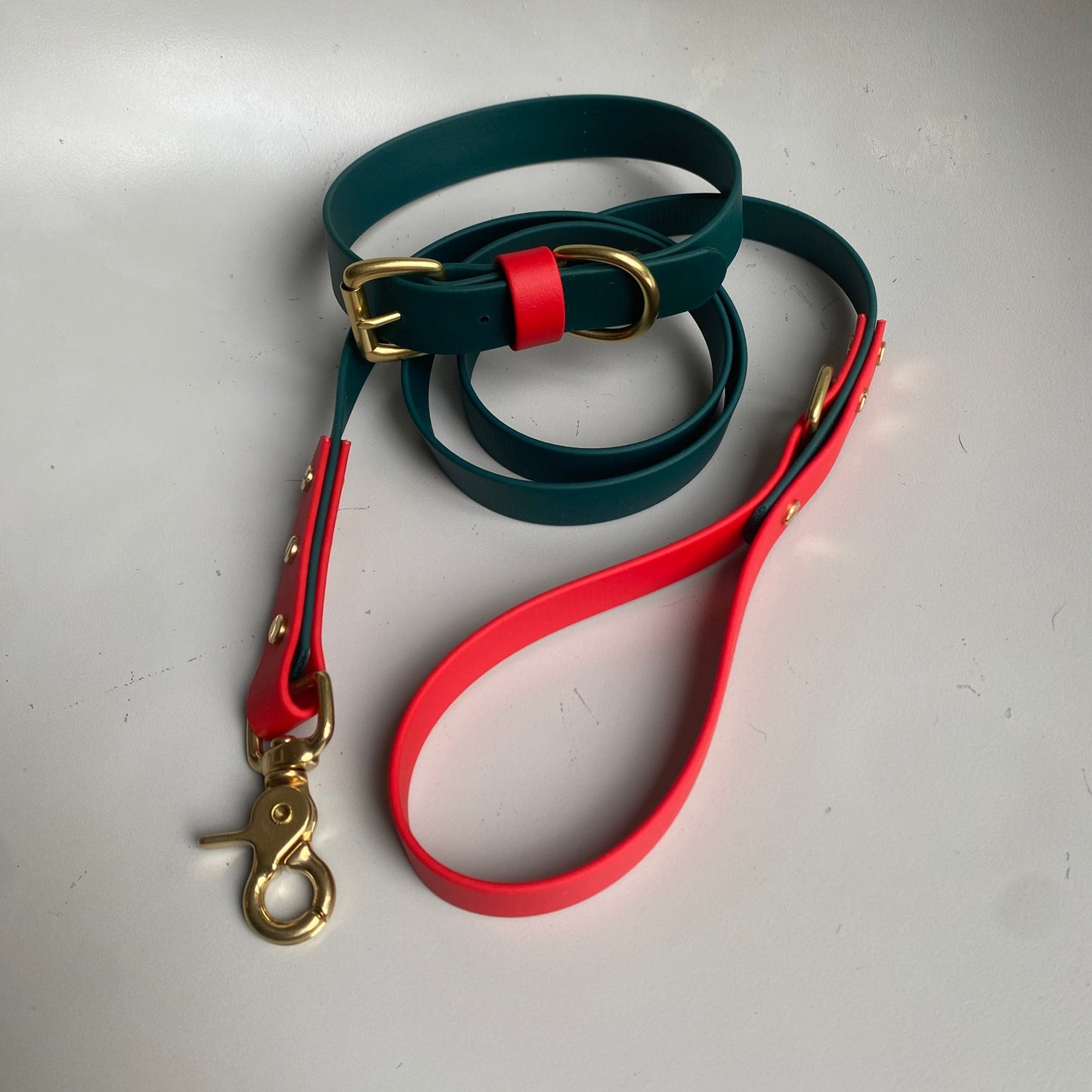 Christmas BioThane® Collar - Emerald