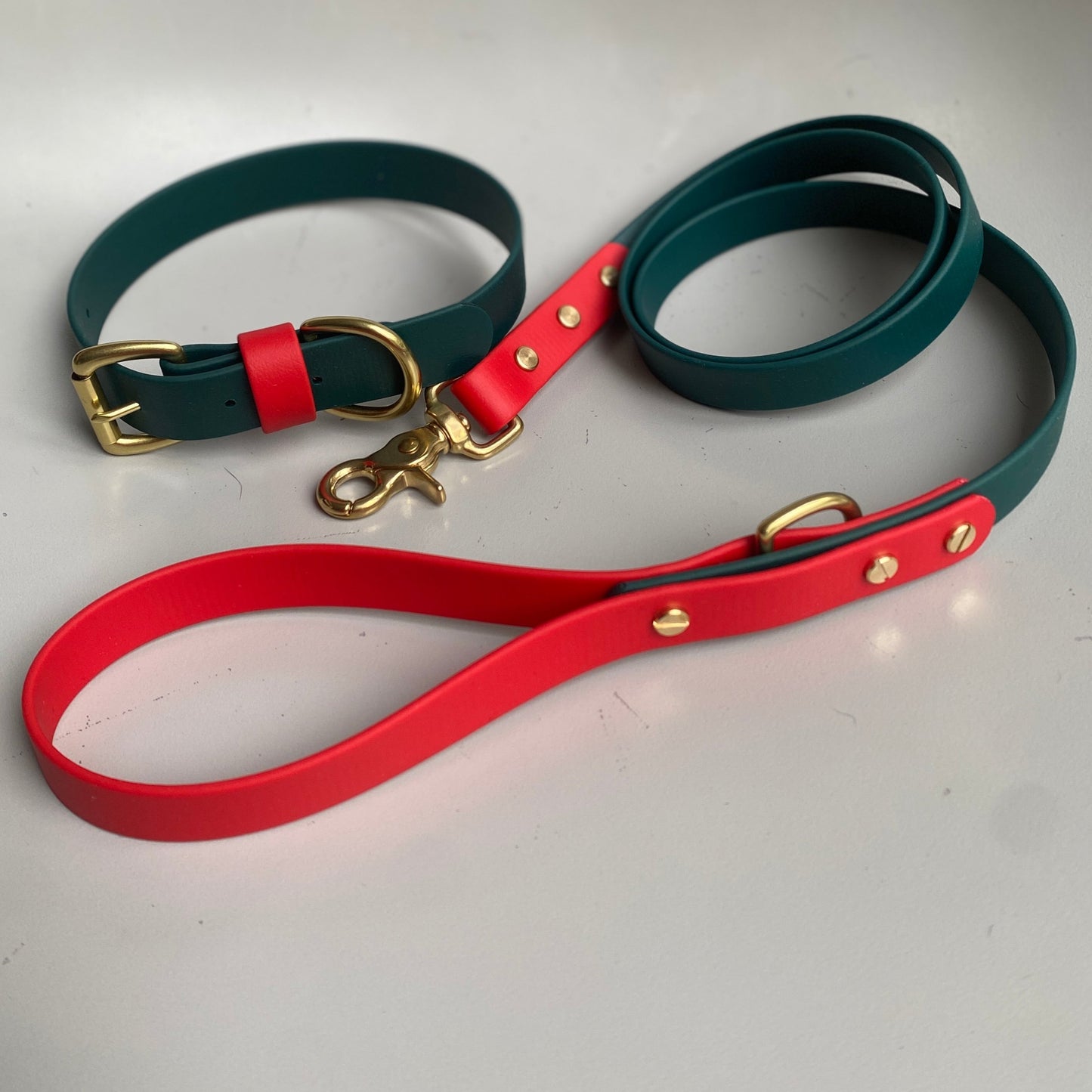 Christmas BioThane® Collar - Emerald