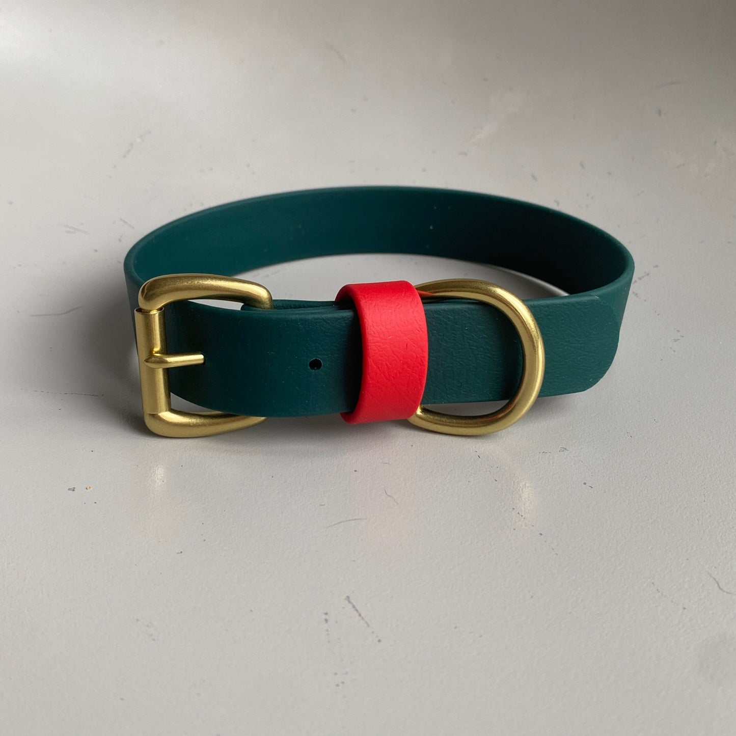 Christmas BioThane® Collar - Emerald