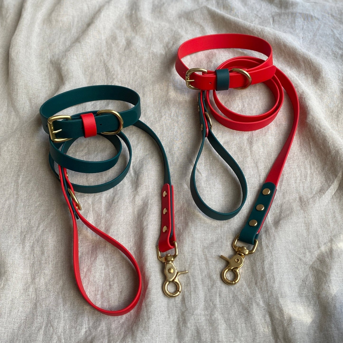 Christmas BioThane® Collar - Emerald