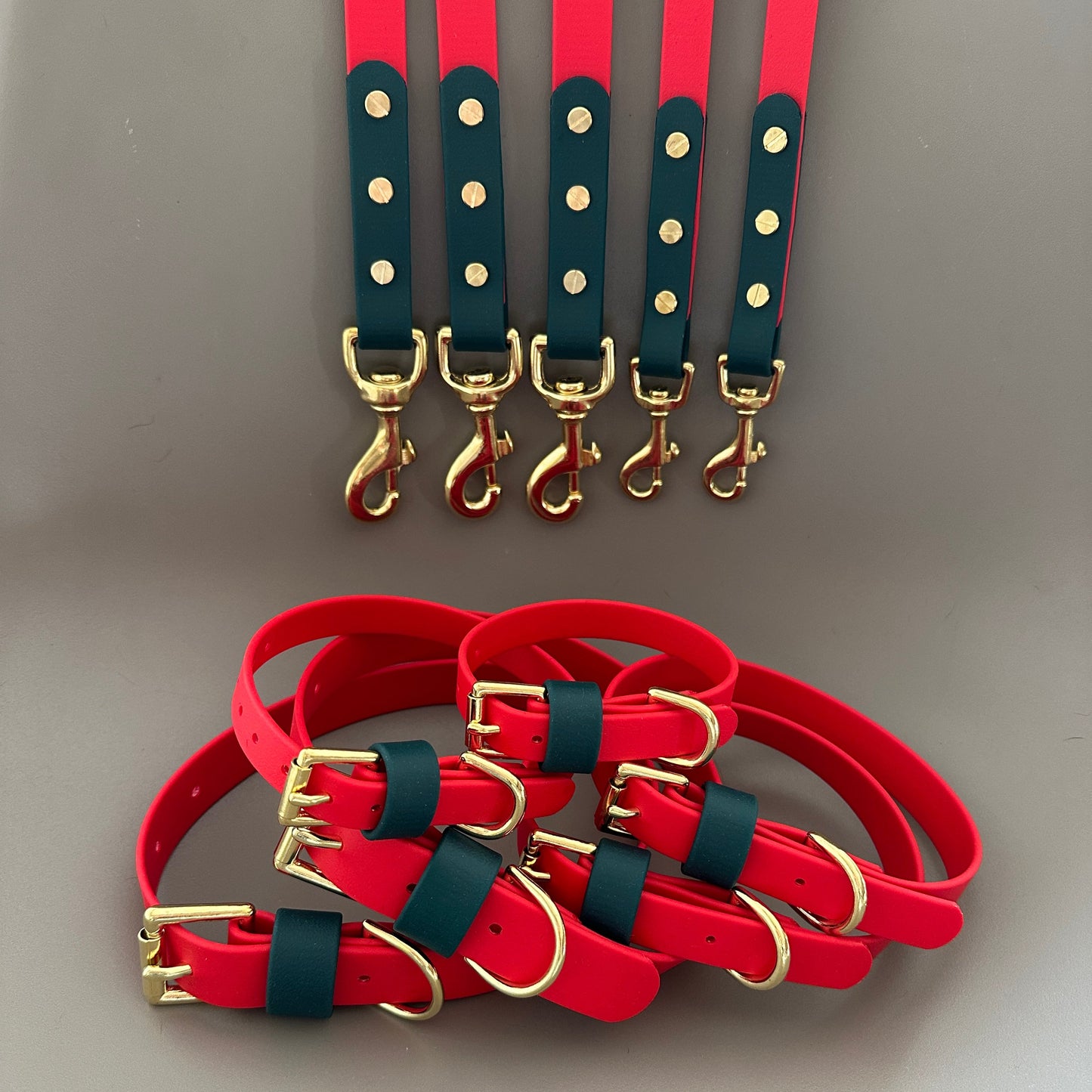 Christmas BioThane® Collar - Red