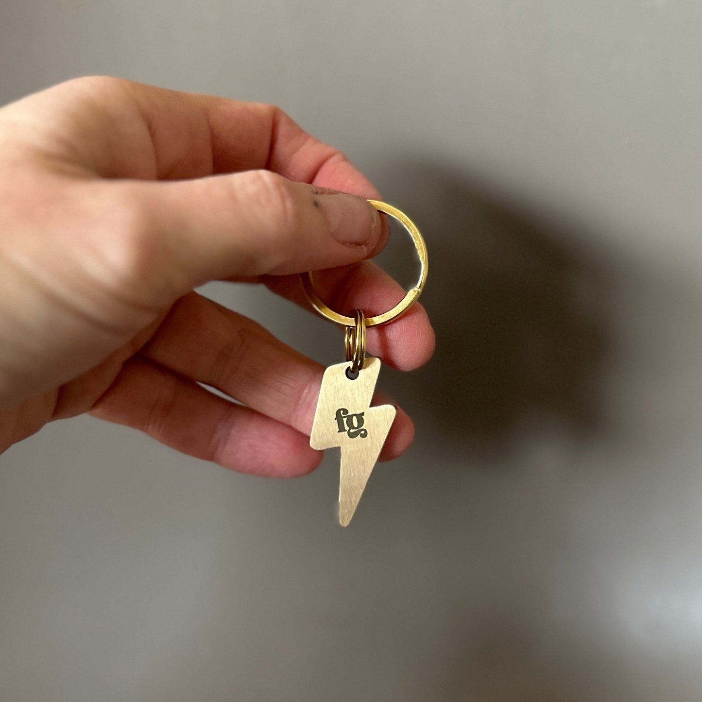 Solid Brass FG Engraved Dog Tag