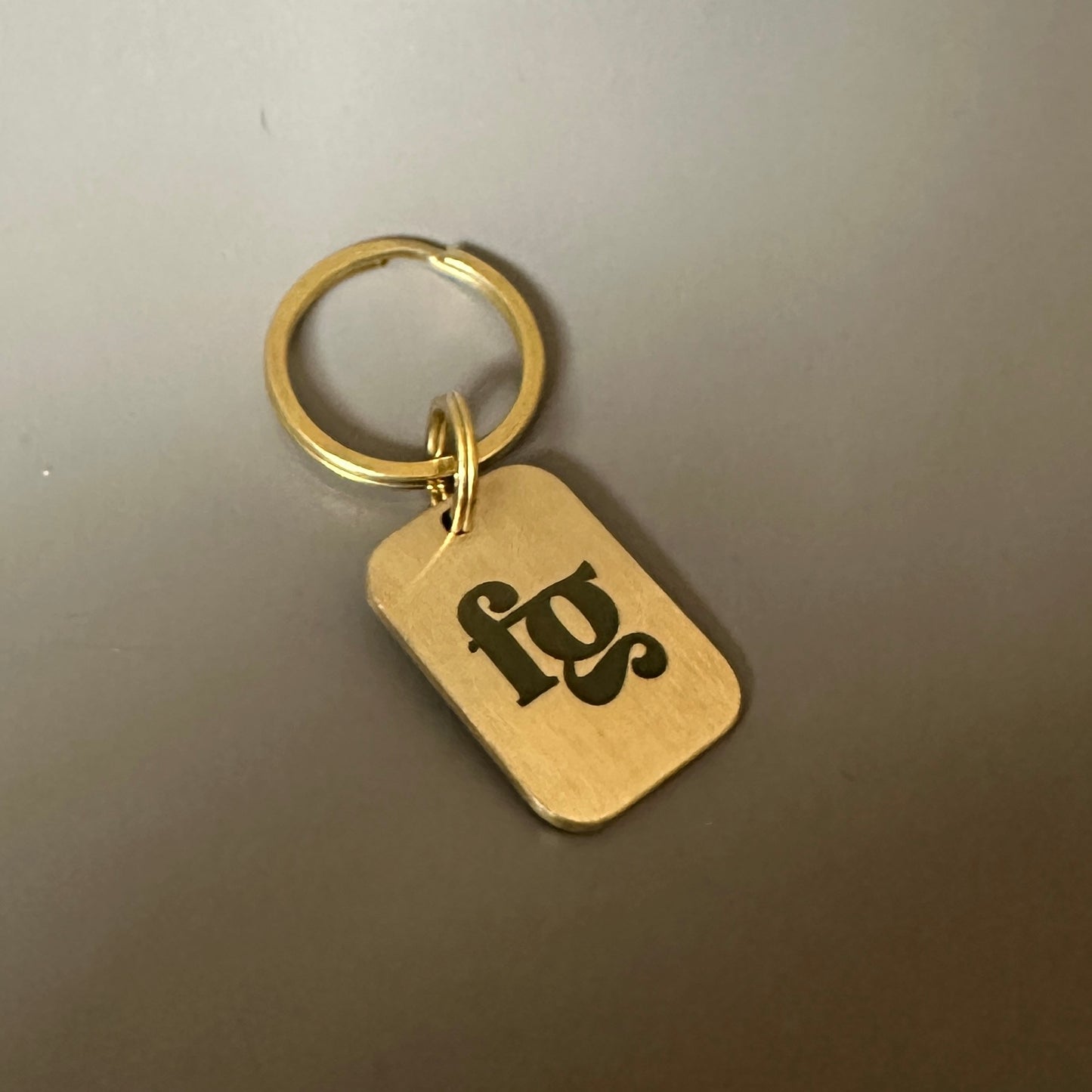 Solid Brass FG Engraved Dog Tag