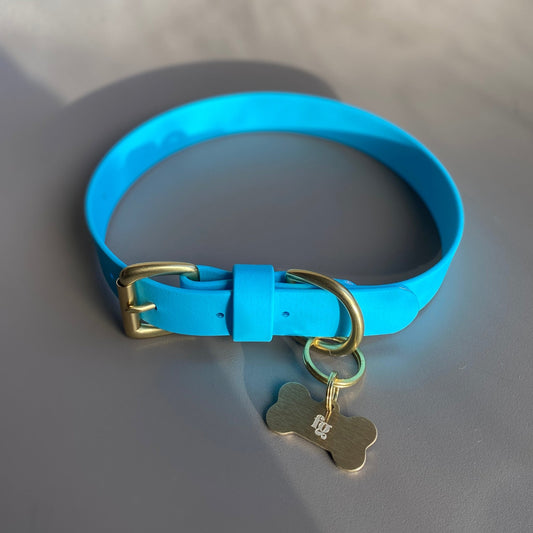 Sky Blue BioThane® Collar