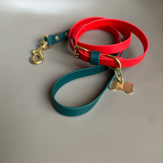 Christmas BioThane® Collar - Red