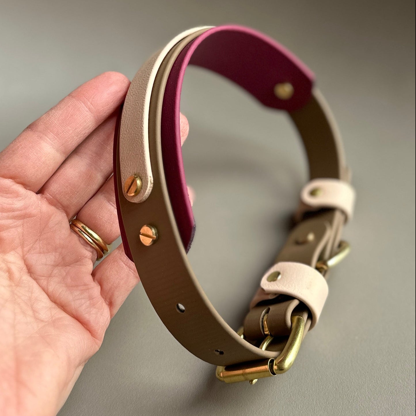 Merlot BioThane® Hound Style Collar