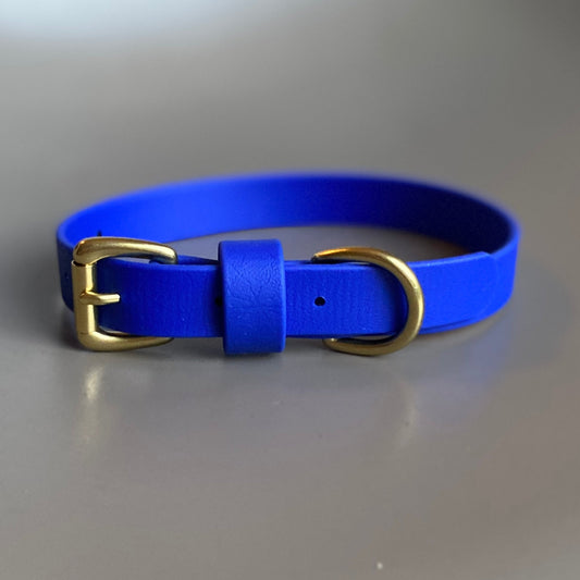 Primary Blue BioThane® Collar