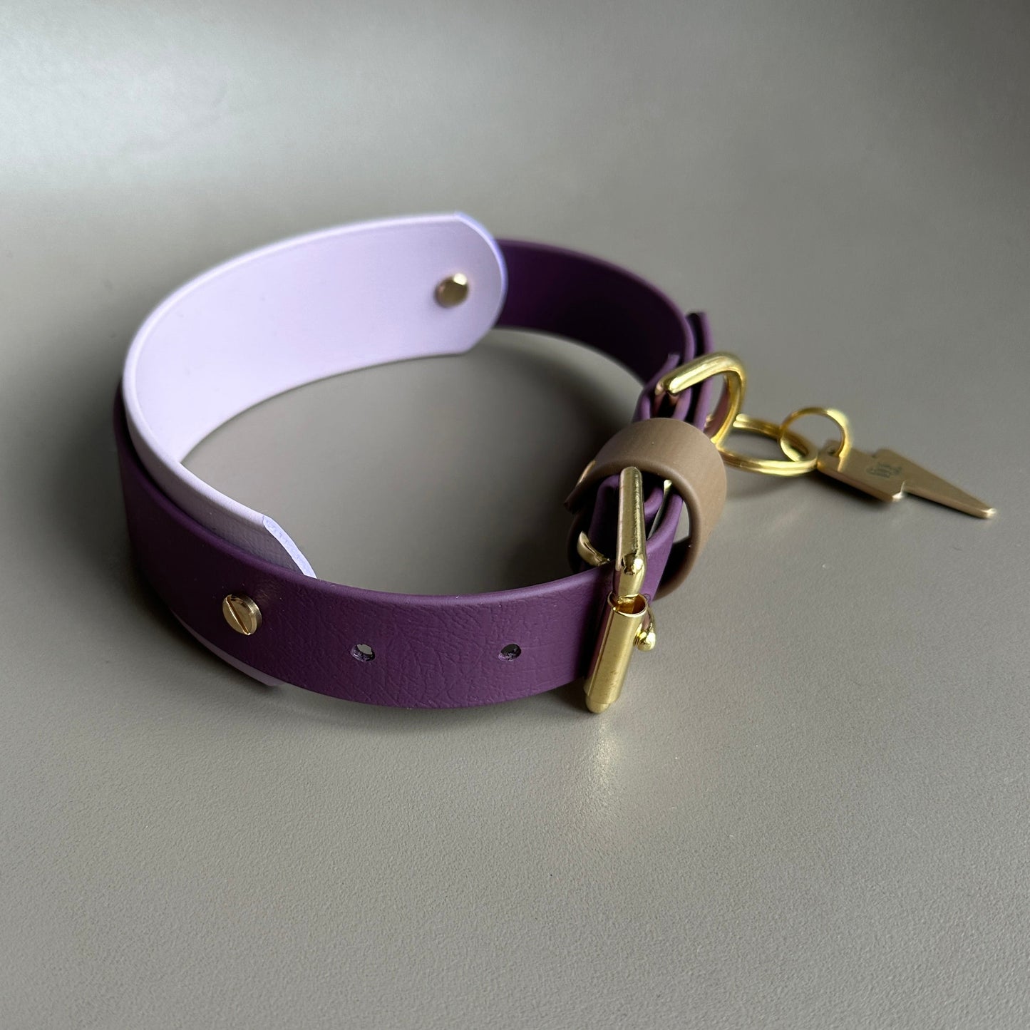 Amethyst BioThane® Hound Style Collar