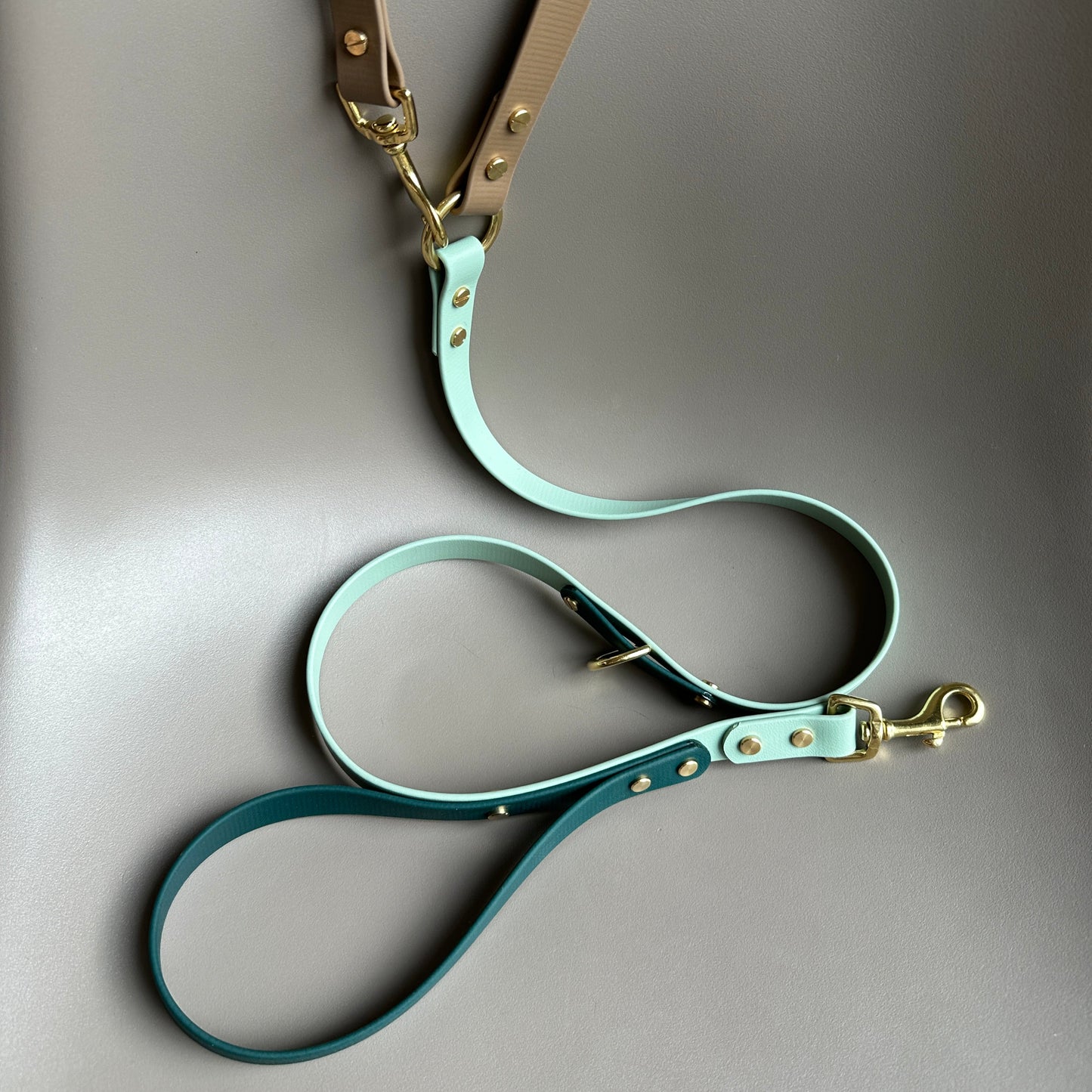 Forest Crossbody Grab Handle BioThane® Lead