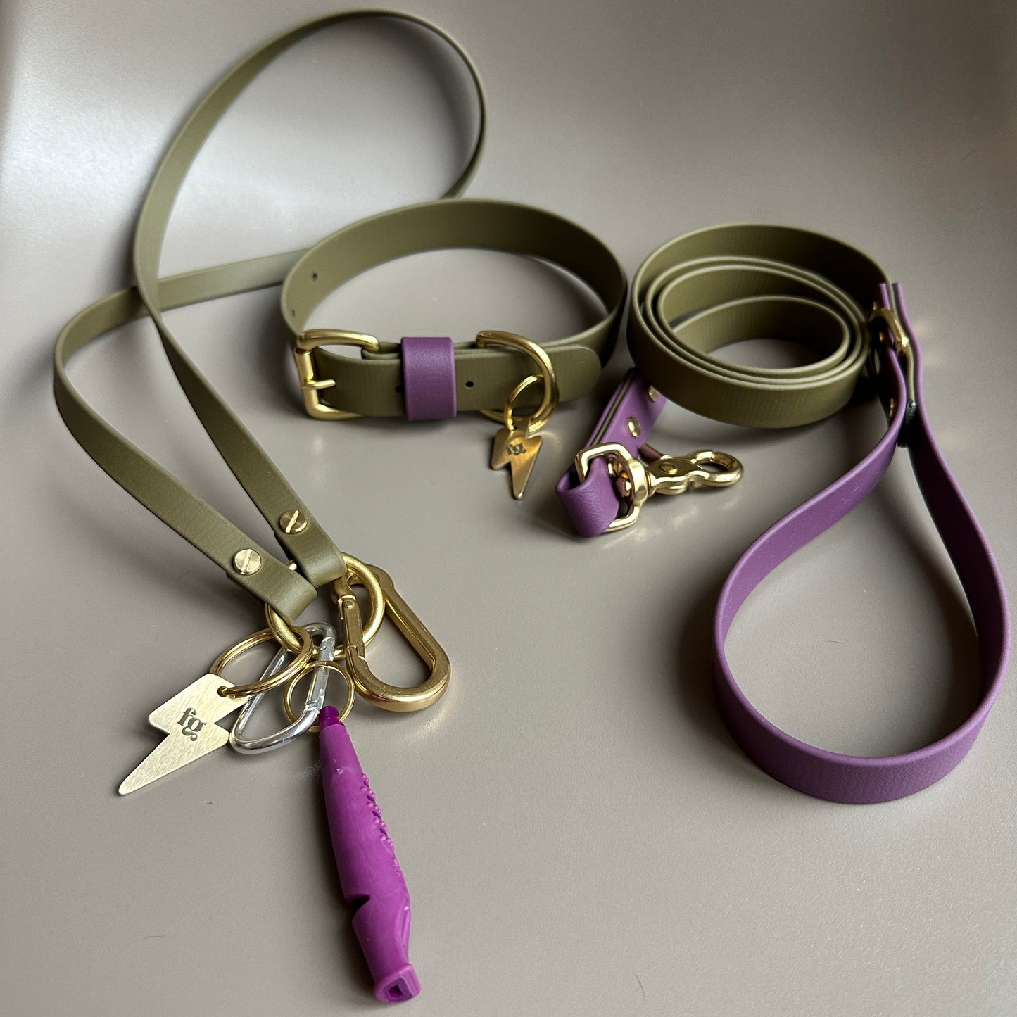 Dallas Colourblock BioThane® Collar