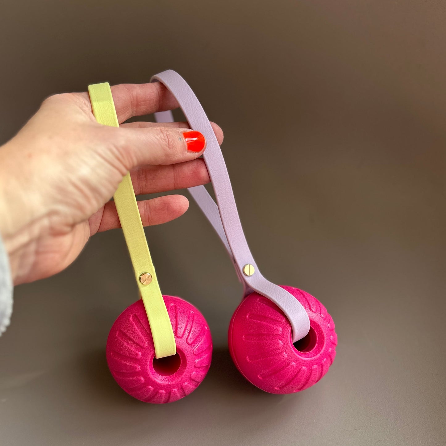 Tug Ball With BioThane® Handle