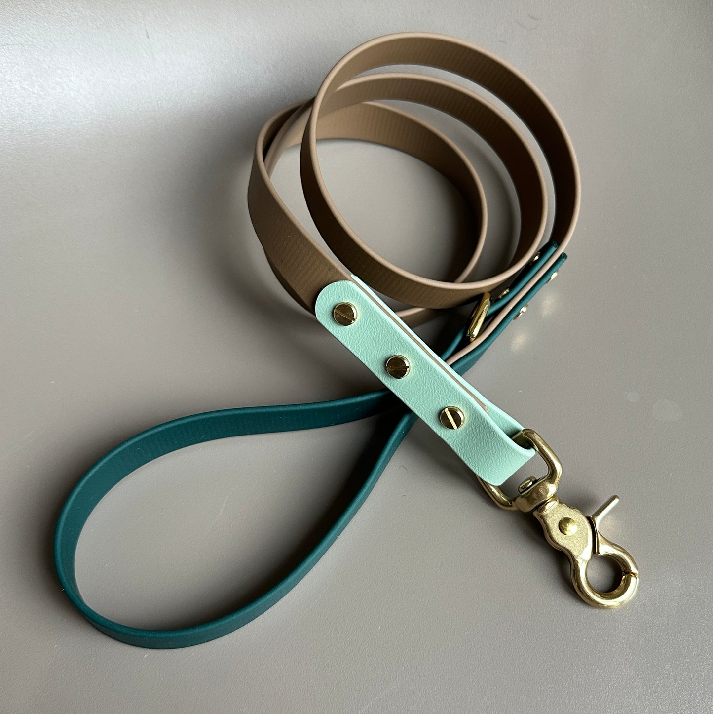 Forest Colourblock BioThane® Lead