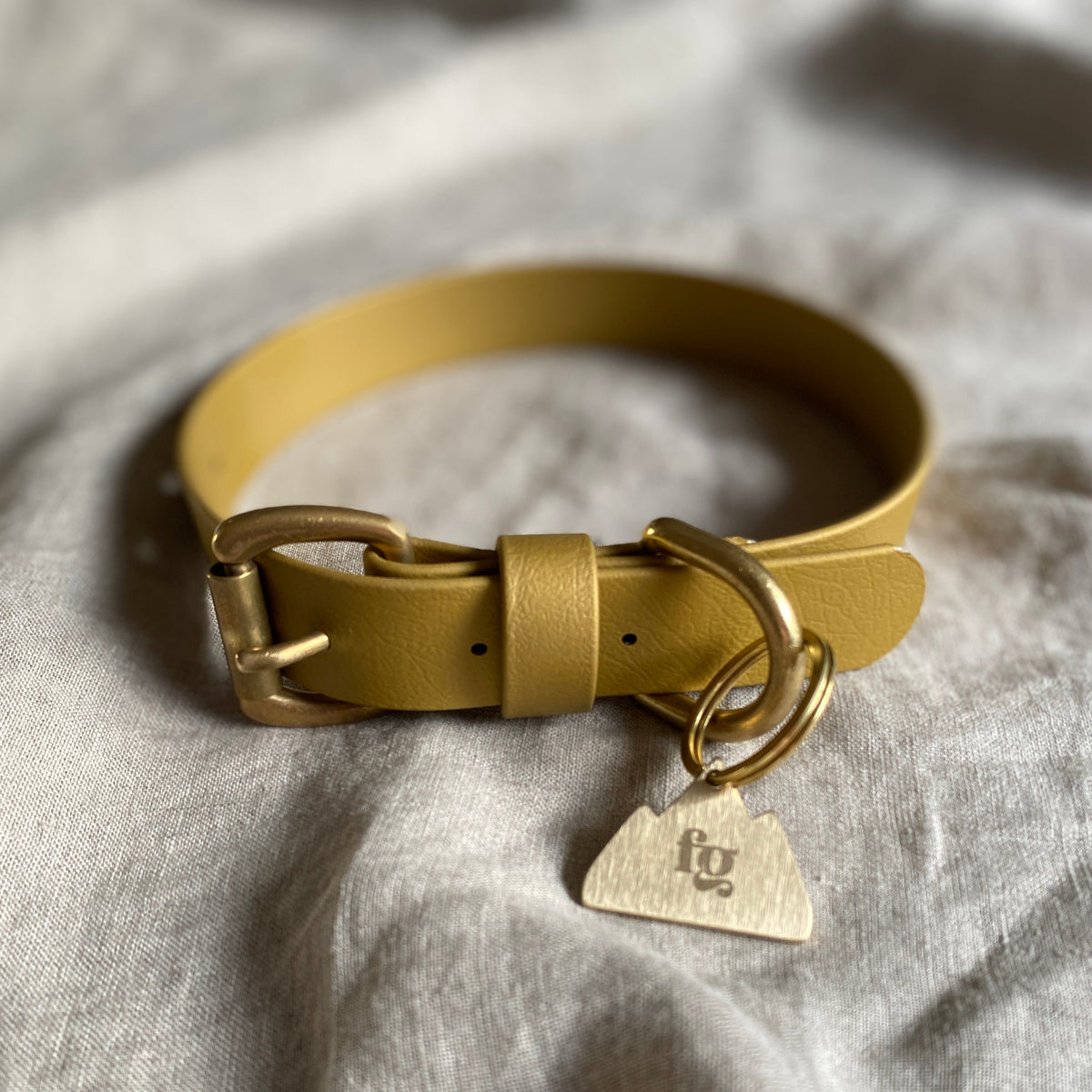 Biothane Gold Gold BioThane® Collar – Franks Goods