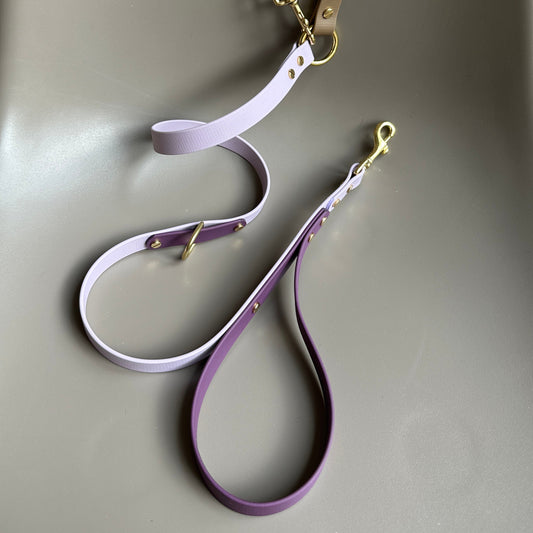 Plum Crossbody Grab Handle BioThane® Lead