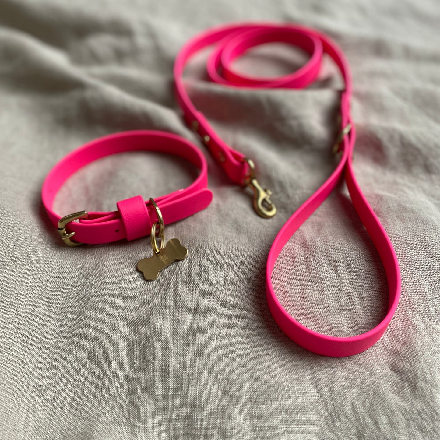 Bright Pink BioThane® Collar