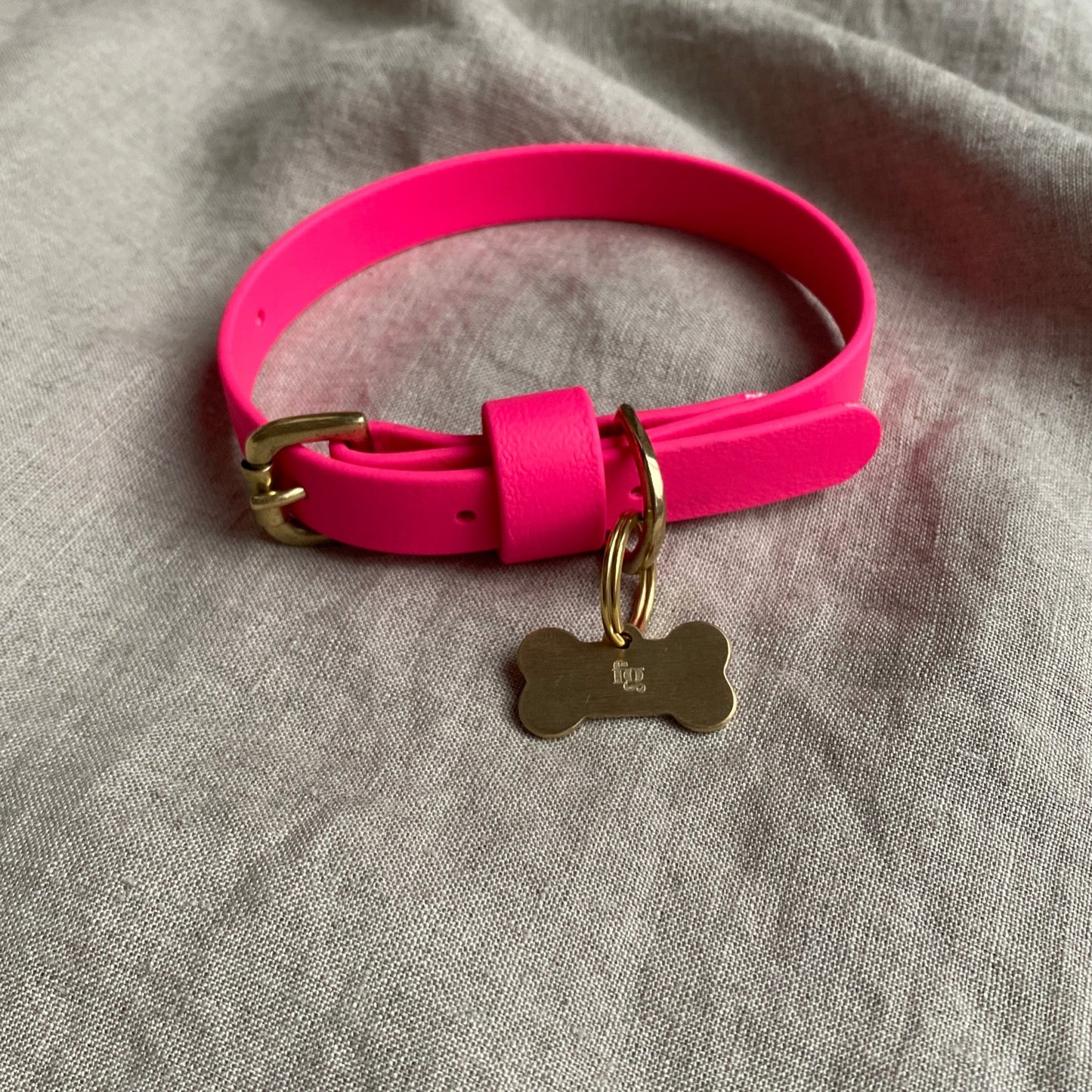 Bright Pink BioThane® Collar