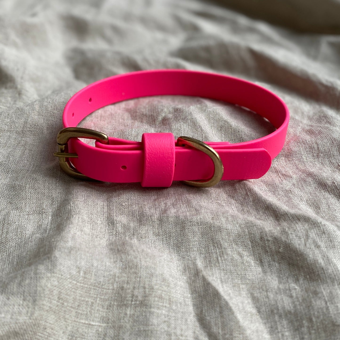 Bright Pink BioThane® Collar