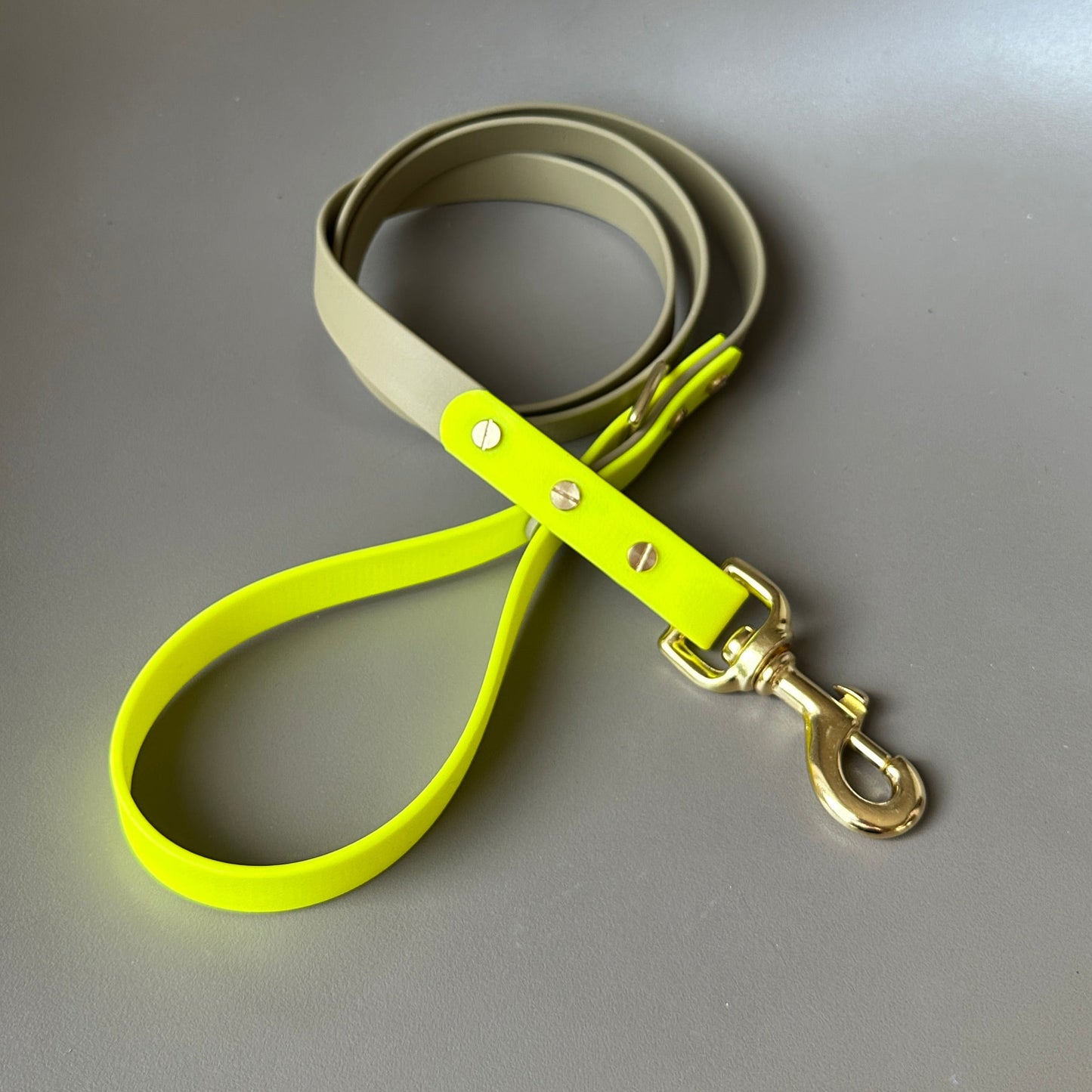 Neon Jungle Colourblock BioThane® Lead