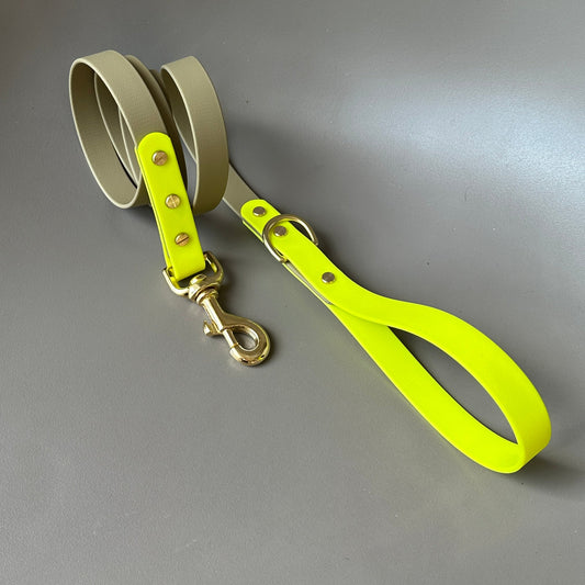 Neon Jungle Colourblock BioThane® Lead